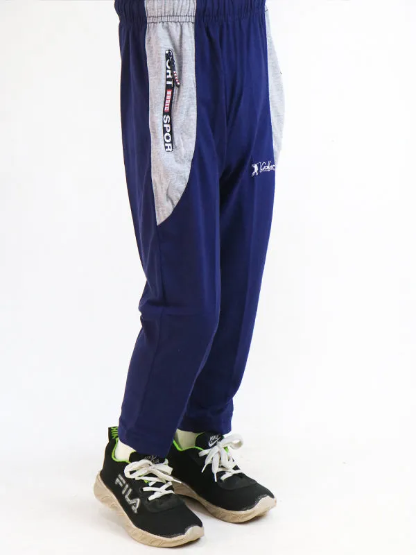 9Yrs - 14Yrs Navy Blue Jersey Trouser For Boys LF BT21