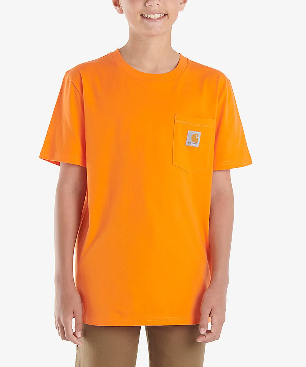 Carhartt Kids Short Sleeve Pocket T-shirt - Orange