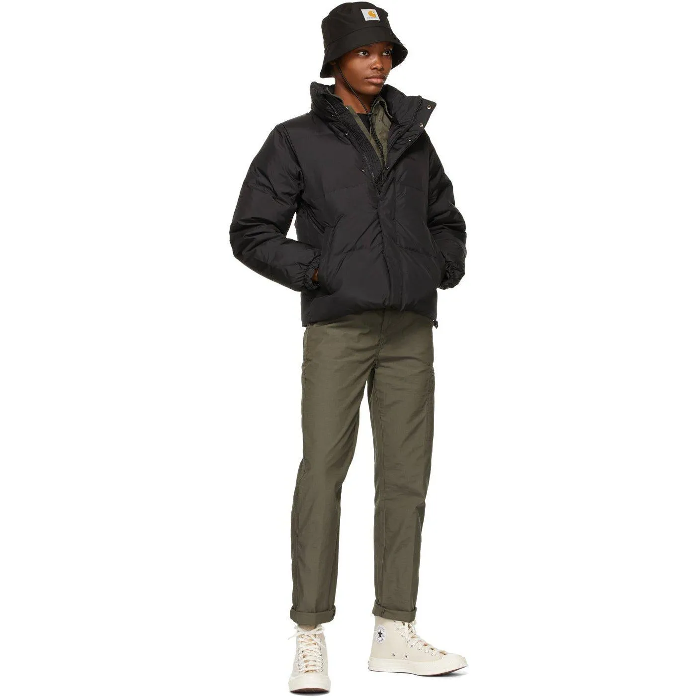 Carhartt Work In Progress Khaki Boiler Jumpsuit