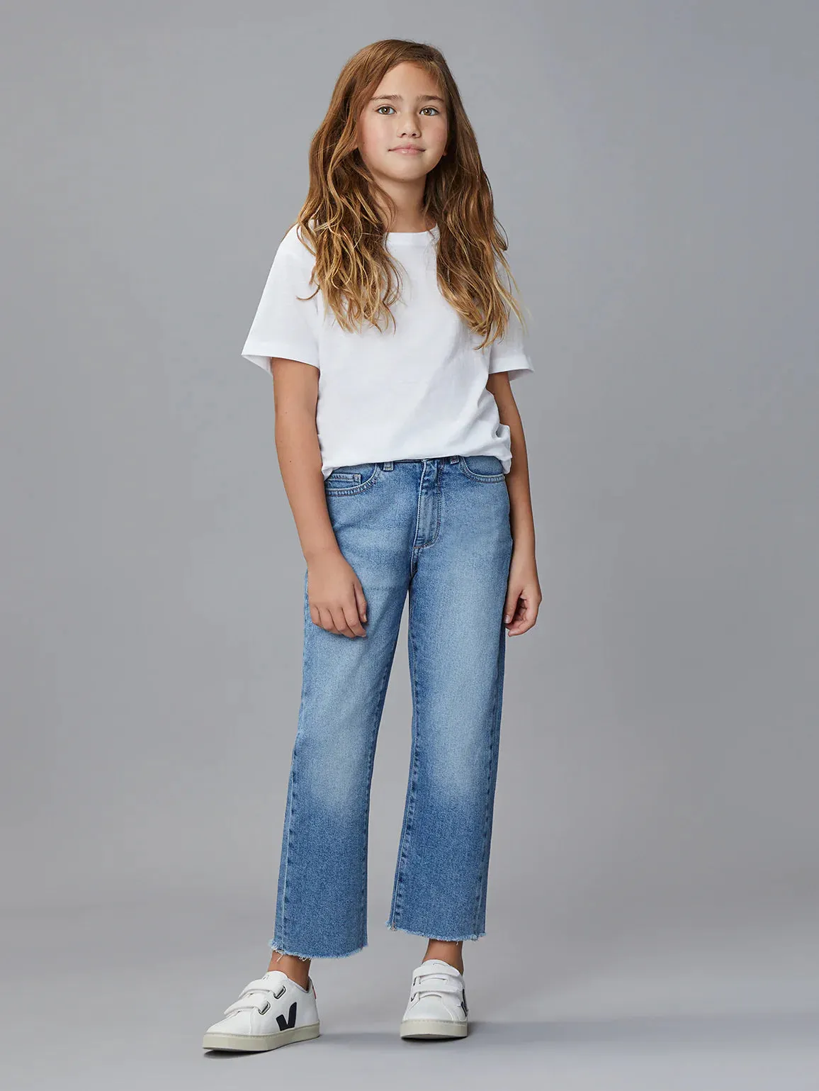 Emie Glacier Straight High Rise Jean