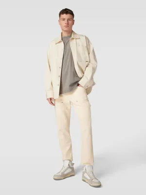 Fabric trousers with five pockets BLS HAFNIA, beige