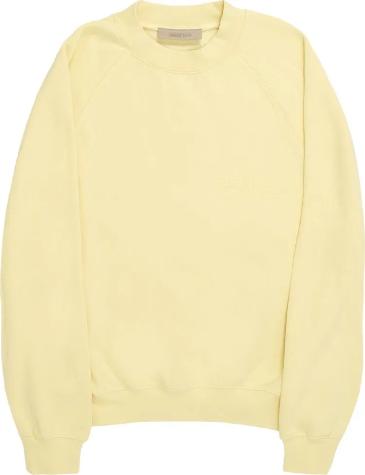 Fear of God Essentials Crewneck 'Canary' Sweatshirt, Yellow