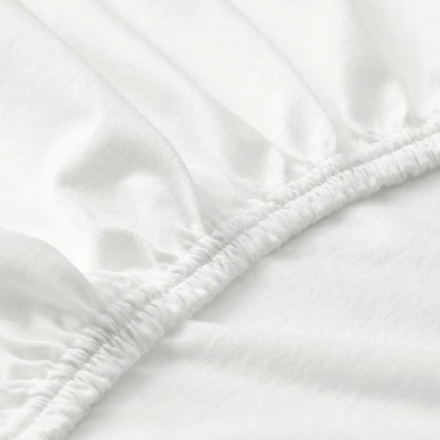 Fitted sheet Ikea Len, 70x160, white