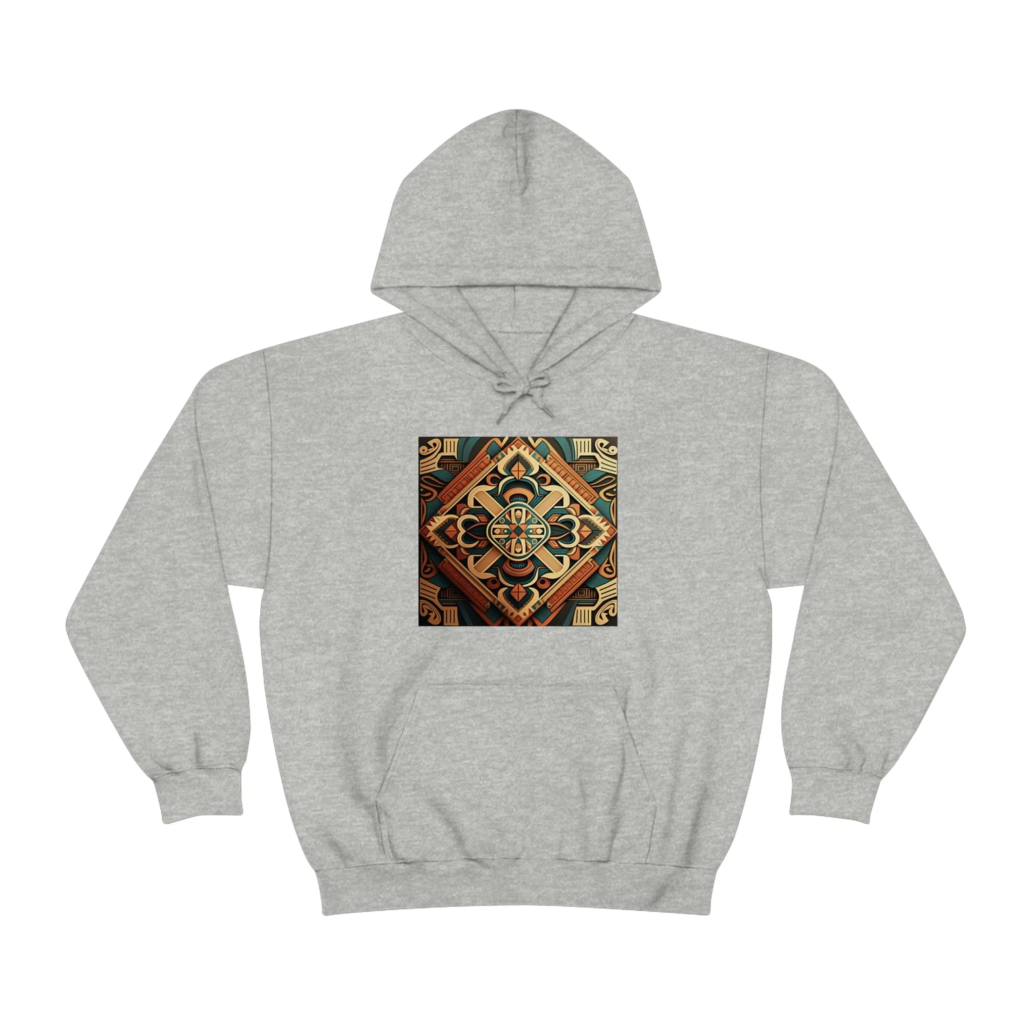 Geometric Shield Hoodie