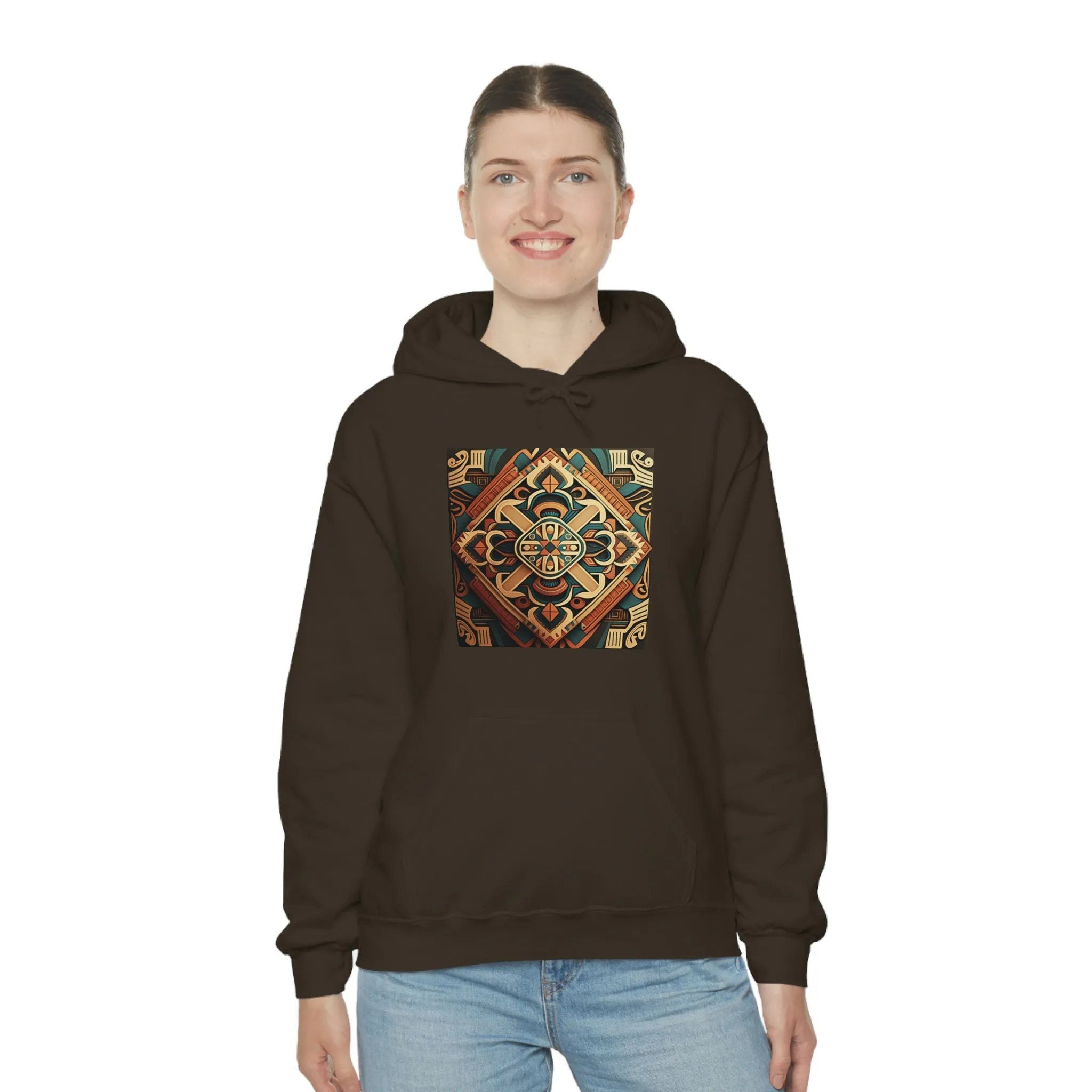 Geometric Shield Hoodie