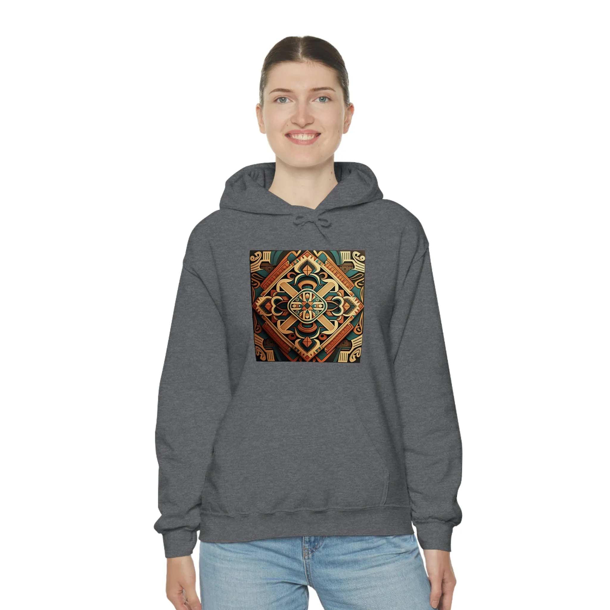 Geometric Shield Hoodie