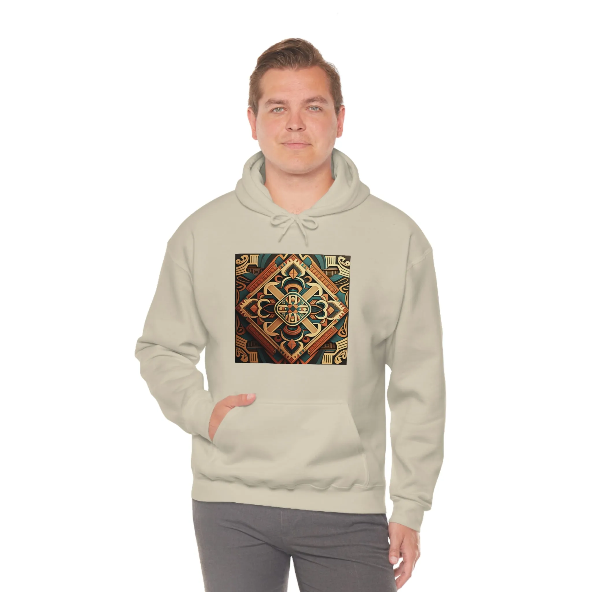 Geometric Shield Hoodie