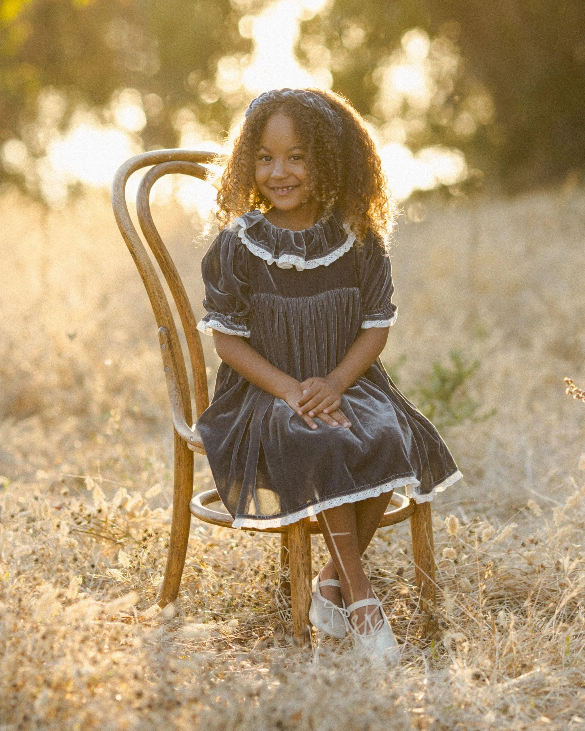 Girls Dresses | Amelia - Midnight | Noralee
