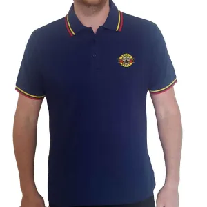 Guns N' Roses "Classic Logo" Navy Blue Polo Shirt