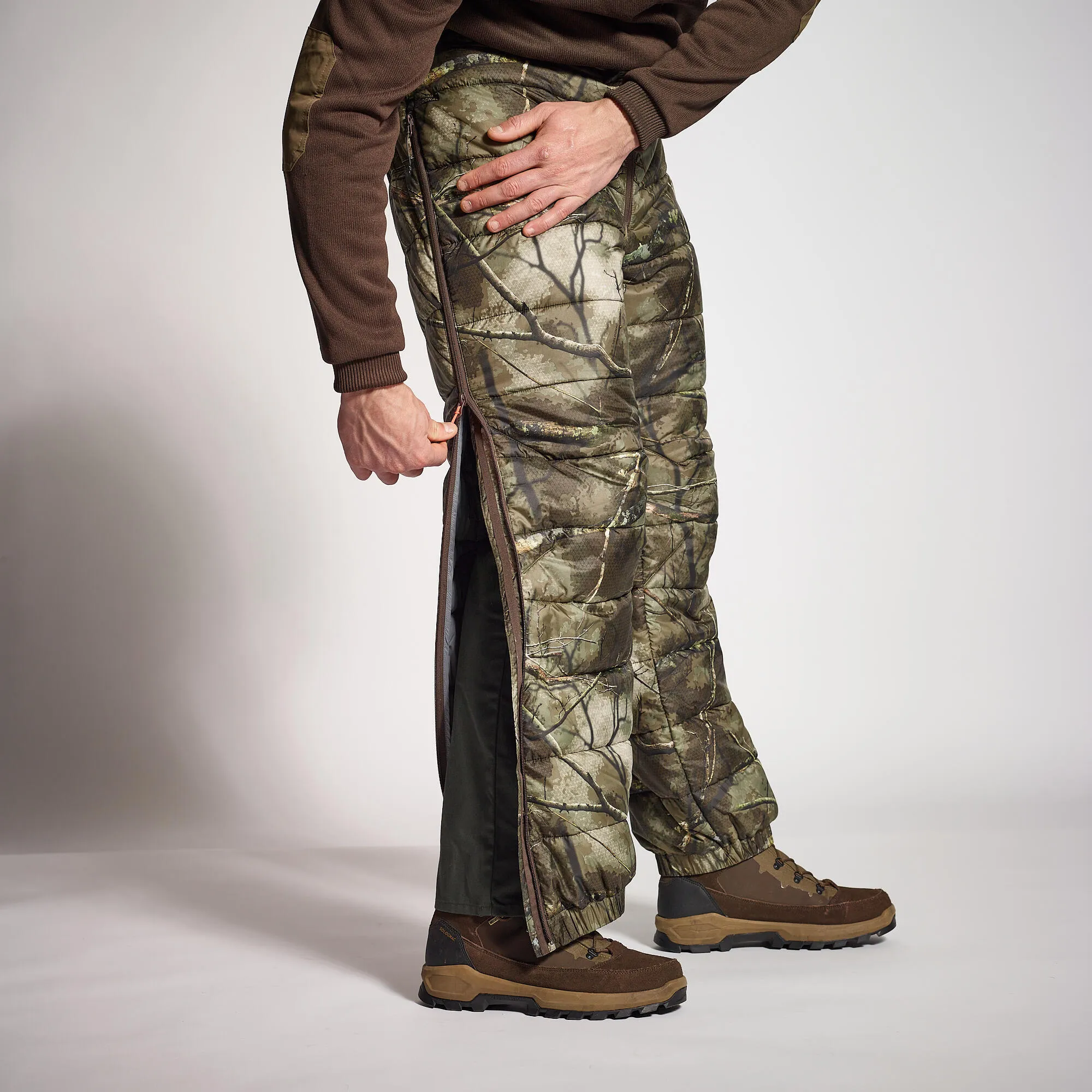 Hunting trousers/overpants TREEMETIC compact warm light SOLOGNAC