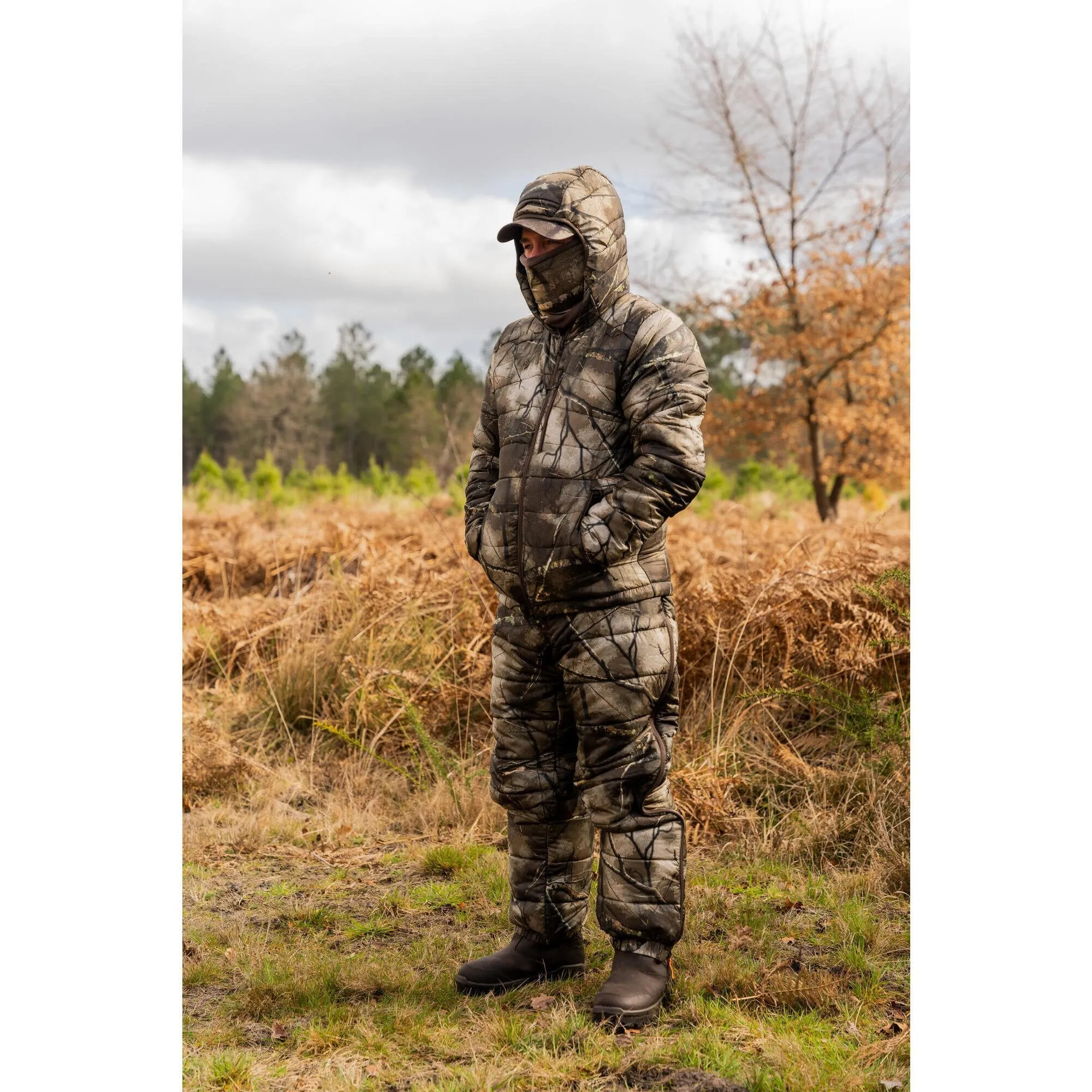 Hunting trousers/overpants TREEMETIC compact warm light SOLOGNAC