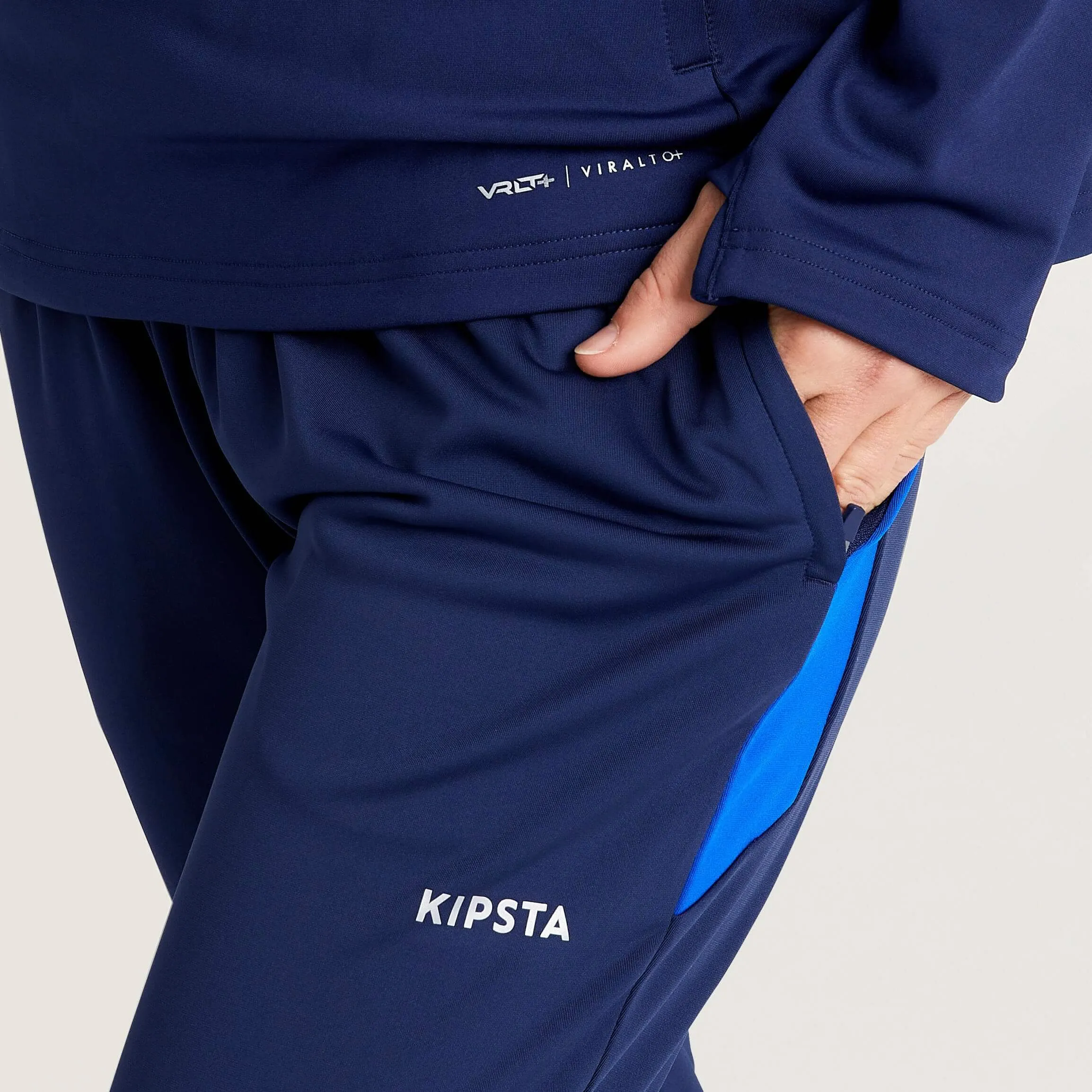 Kipsta Viralto Women's Football Training Pants, Navy/Indigo