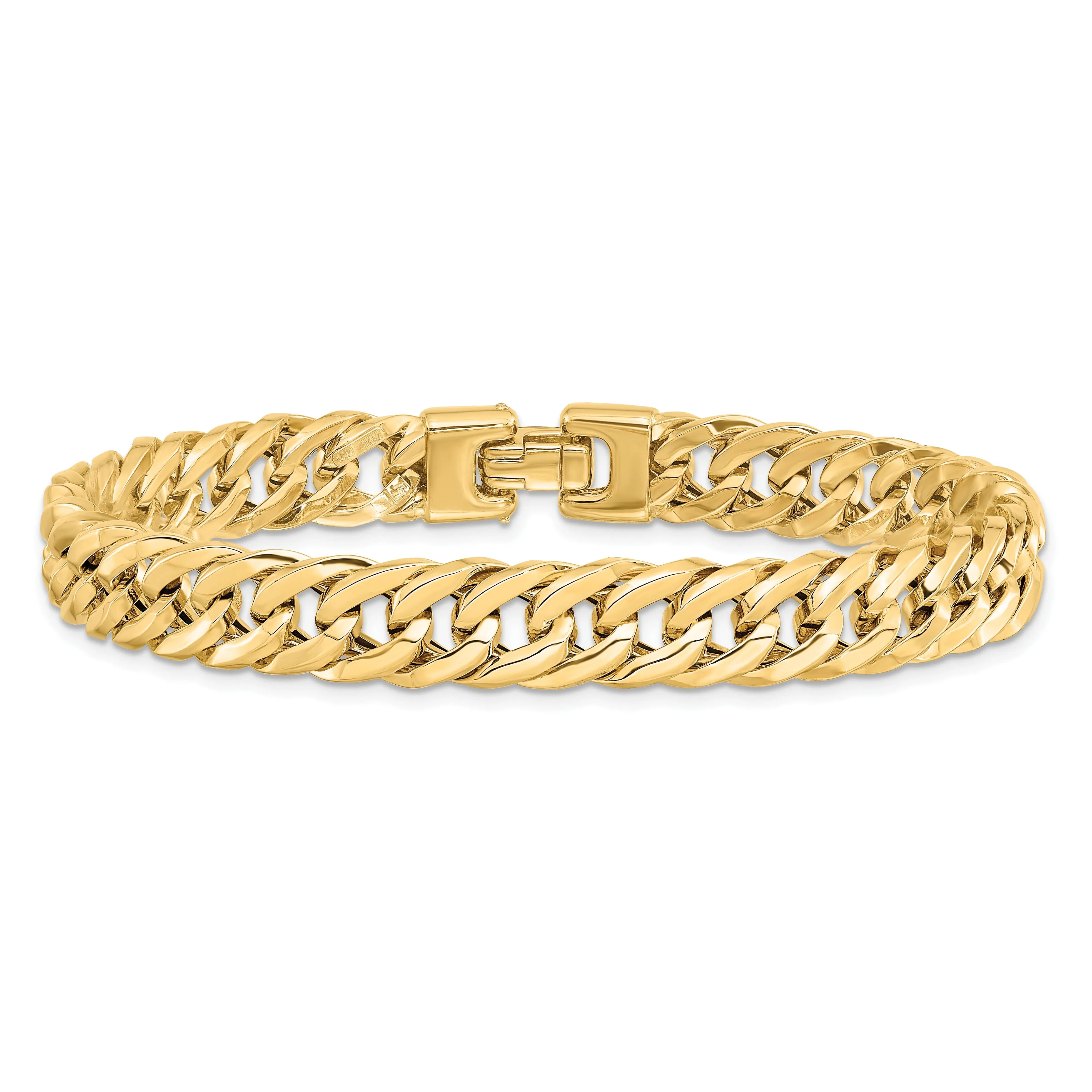 Leslies 14k Yellow Gold Polished Men's Bracelet