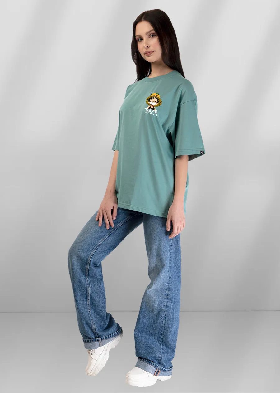 Luffy One Piece Women Oversized T-Shirt