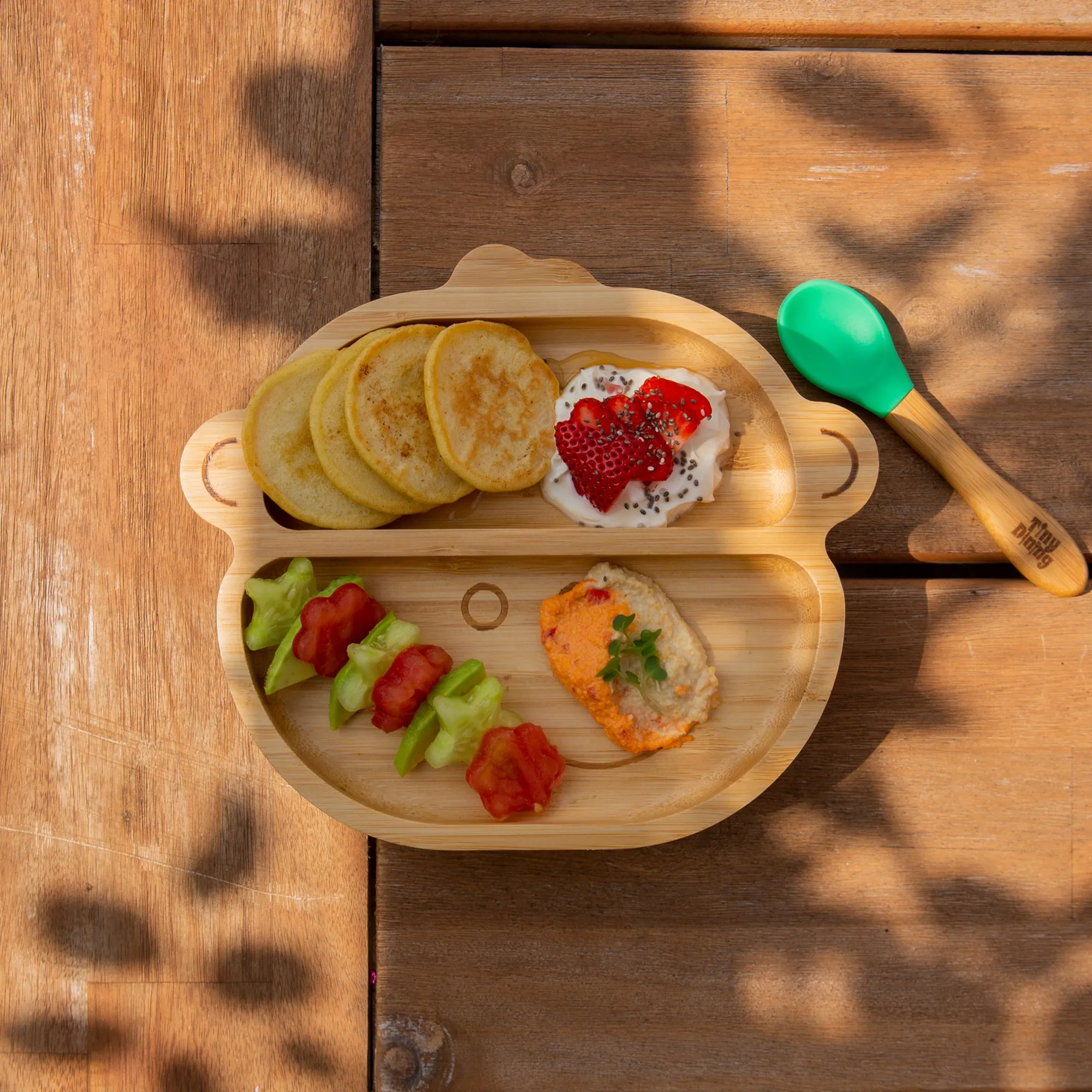 Max The Monkey Bamboo Children's Suction Plate