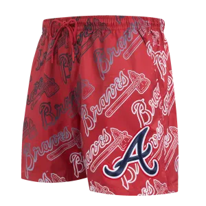 MLB ATLANTA BRAVES OMBRE MEN'S WORDMARK REPEAT WOVEN SHORT (2AB)