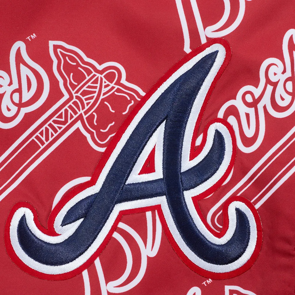 MLB ATLANTA BRAVES OMBRE MEN'S WORDMARK REPEAT WOVEN SHORT (2AB)