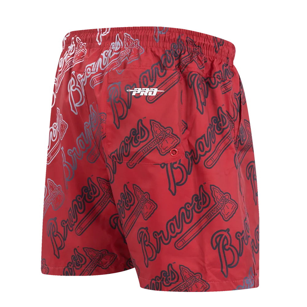 MLB ATLANTA BRAVES OMBRE MEN'S WORDMARK REPEAT WOVEN SHORT (2AB)