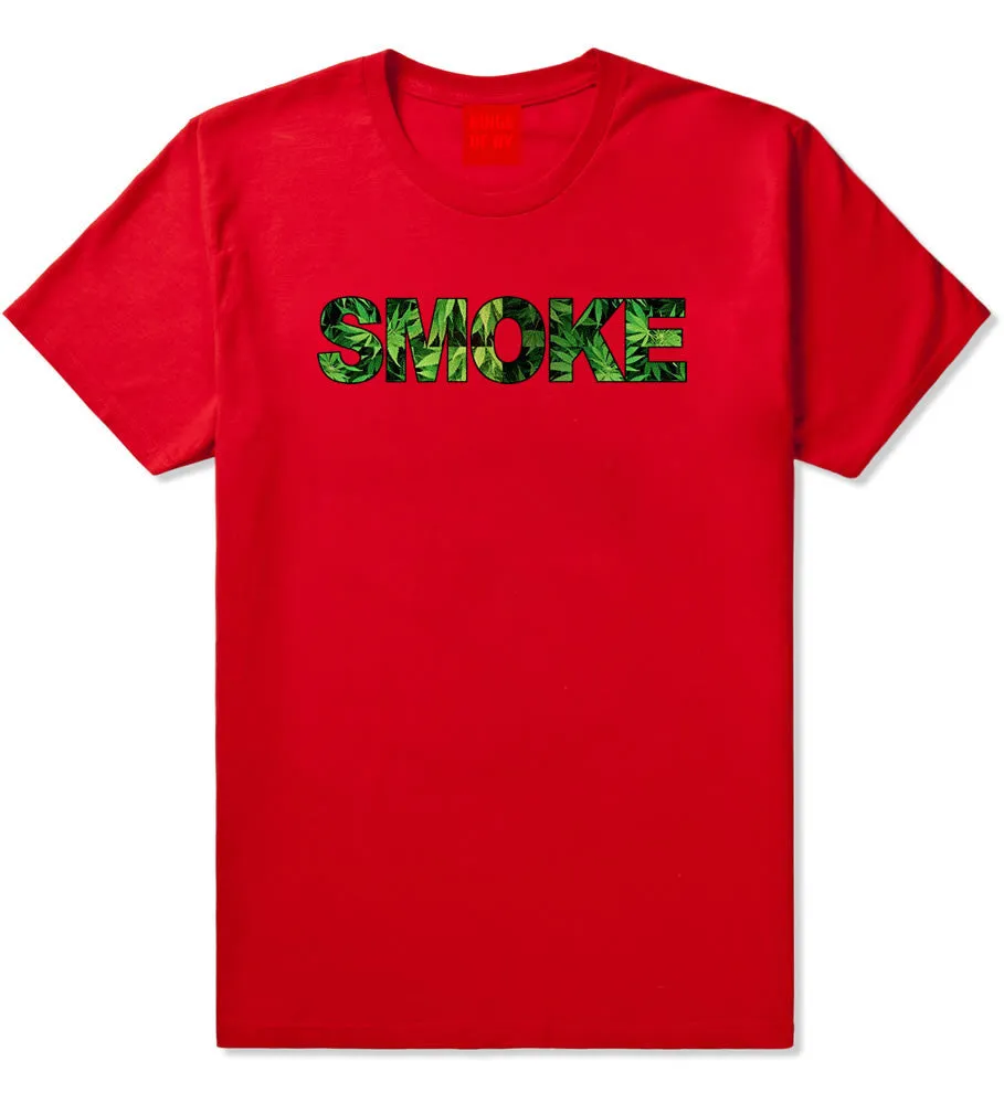 Smoke Weed Marijuana Print Boys Kids T-Shirt