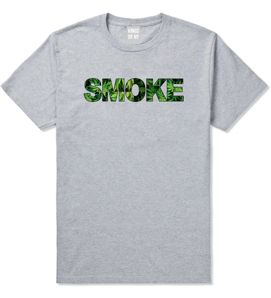 Smoke Weed Marijuana Print Boys Kids T-Shirt