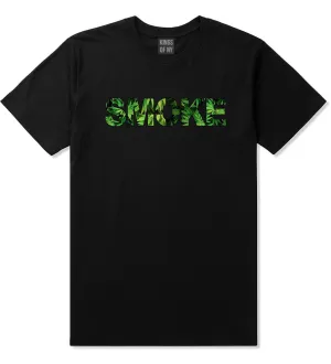 Smoke Weed Marijuana Print Boys Kids T-Shirt