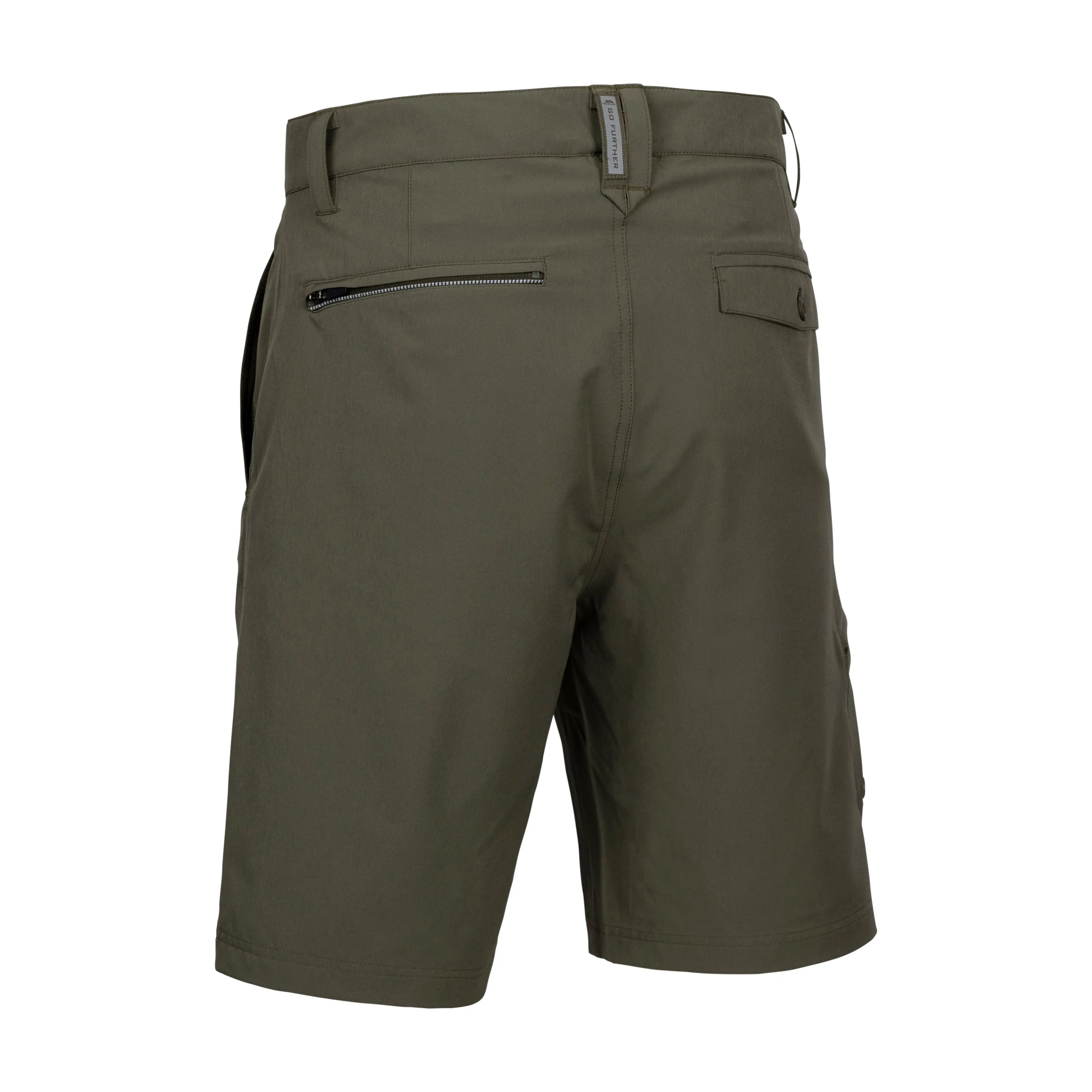 Upwell Mens Adventure Shorts in Herb