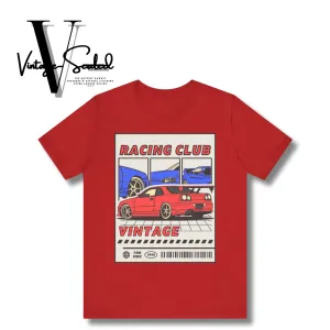 Vintage-Sealed "RACING CLUB" Apparel T-Shirts Short Sleeves| Brand New Men's Fashion