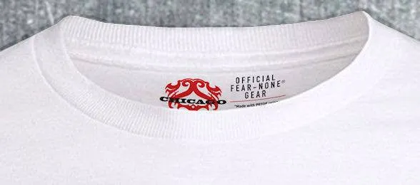 White Branded Long Sleeve T-Shirt